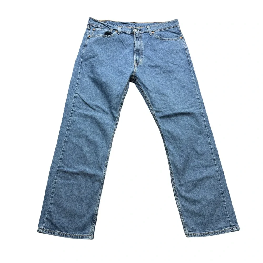 Levi's‎ 505 Regular Fit Jeans Mens 38x30 Blue Denim Straight Leg Workwear